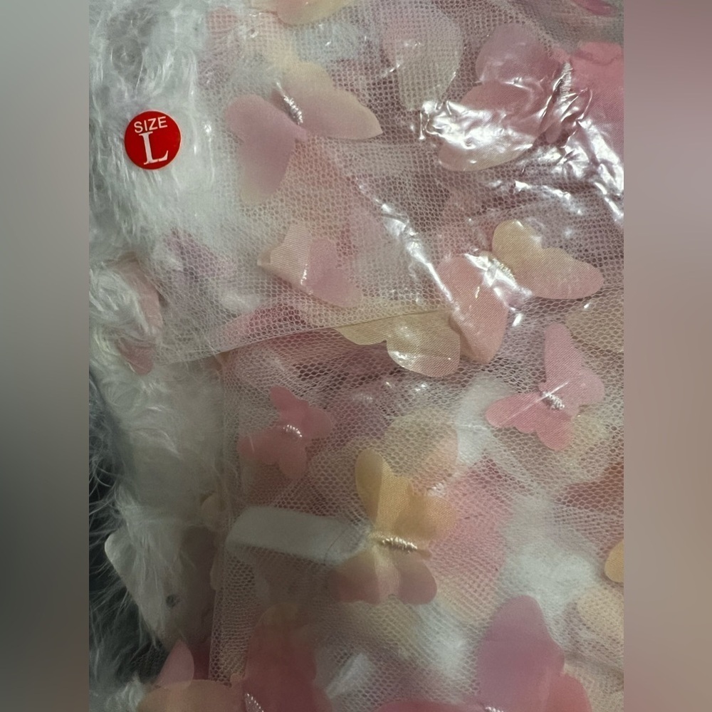 The LUMI Shop Pink Fuzzy 3D Butterfly Set L - Picture 9 of 9
